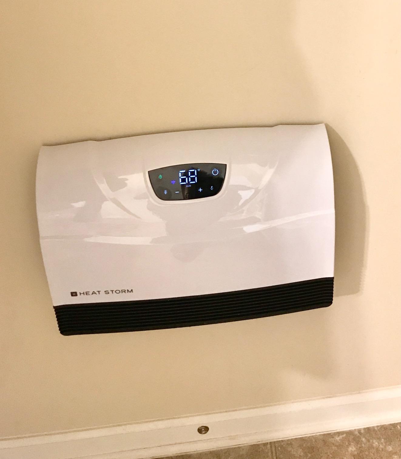 Heat Storm HS-1500-PHX-WIFI Infrared Heater, Wifi Wall Mounted customer photo 1