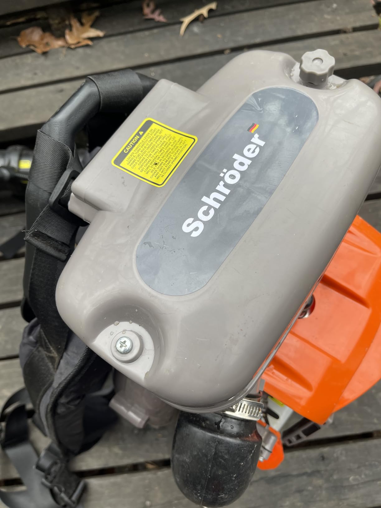 Schroder Backpack Leaf Blower - Backpack Blower - Gas Leaf Blower - SR-6400L - 3.7 HP Engine customer photo 1