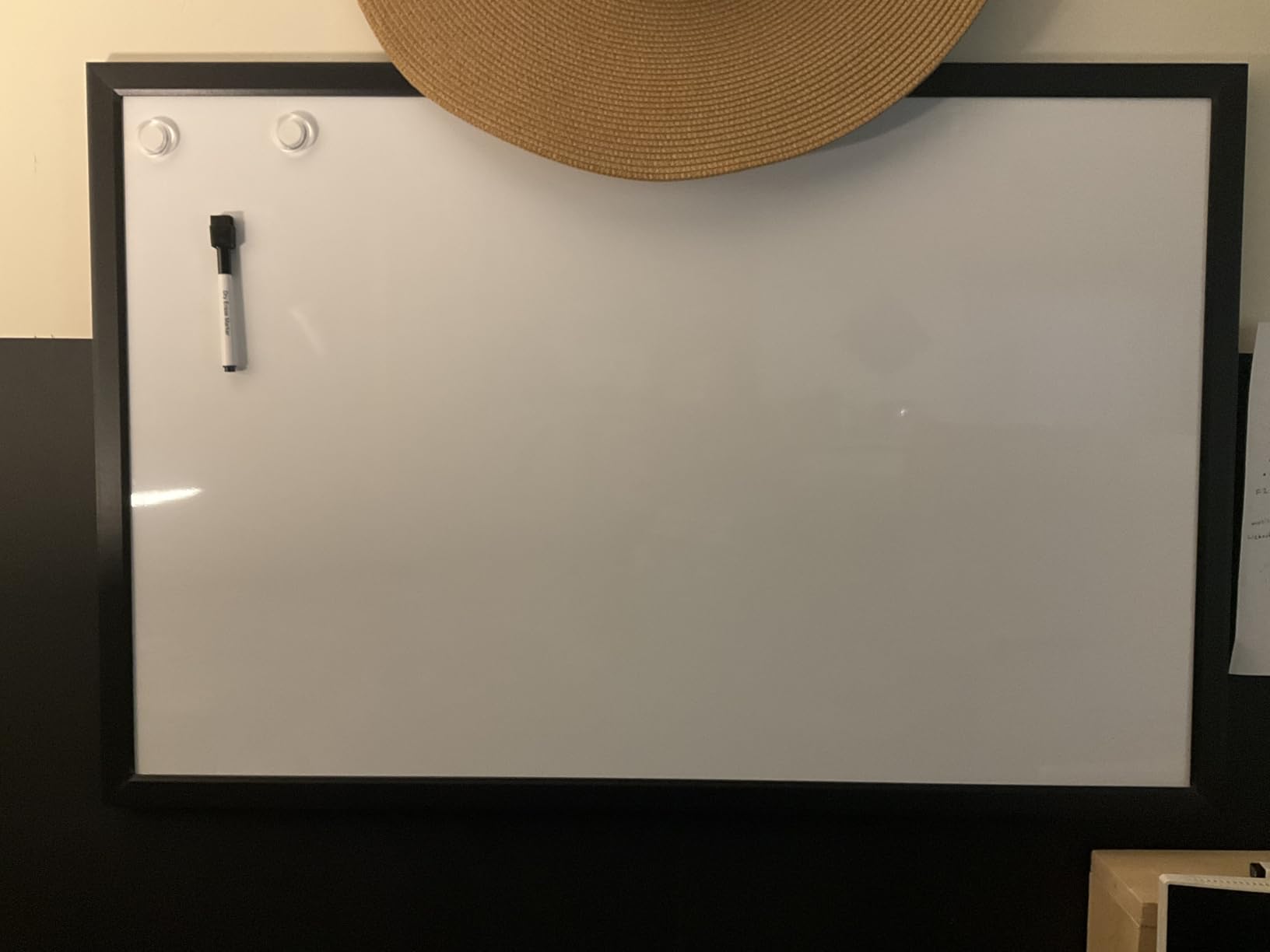 Amazon Basics Magnetic Dry Erase Whiteboard, 24