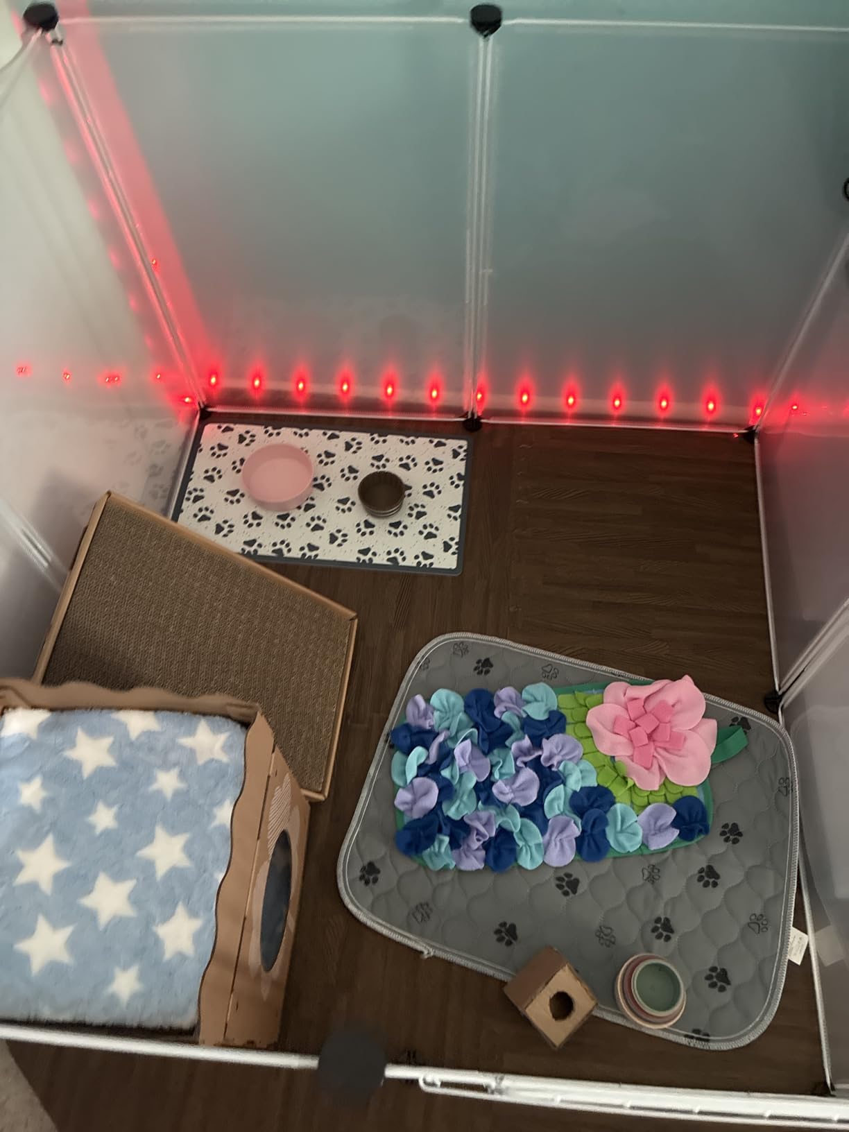 Forest Floor 3/8 Inch Thick Printed Foam Tiles, Premium Wood Grain Interlocking Foam Floor Mats, Anti-Fatigue Flooring - Stylish Flooring Solution customer photo 1