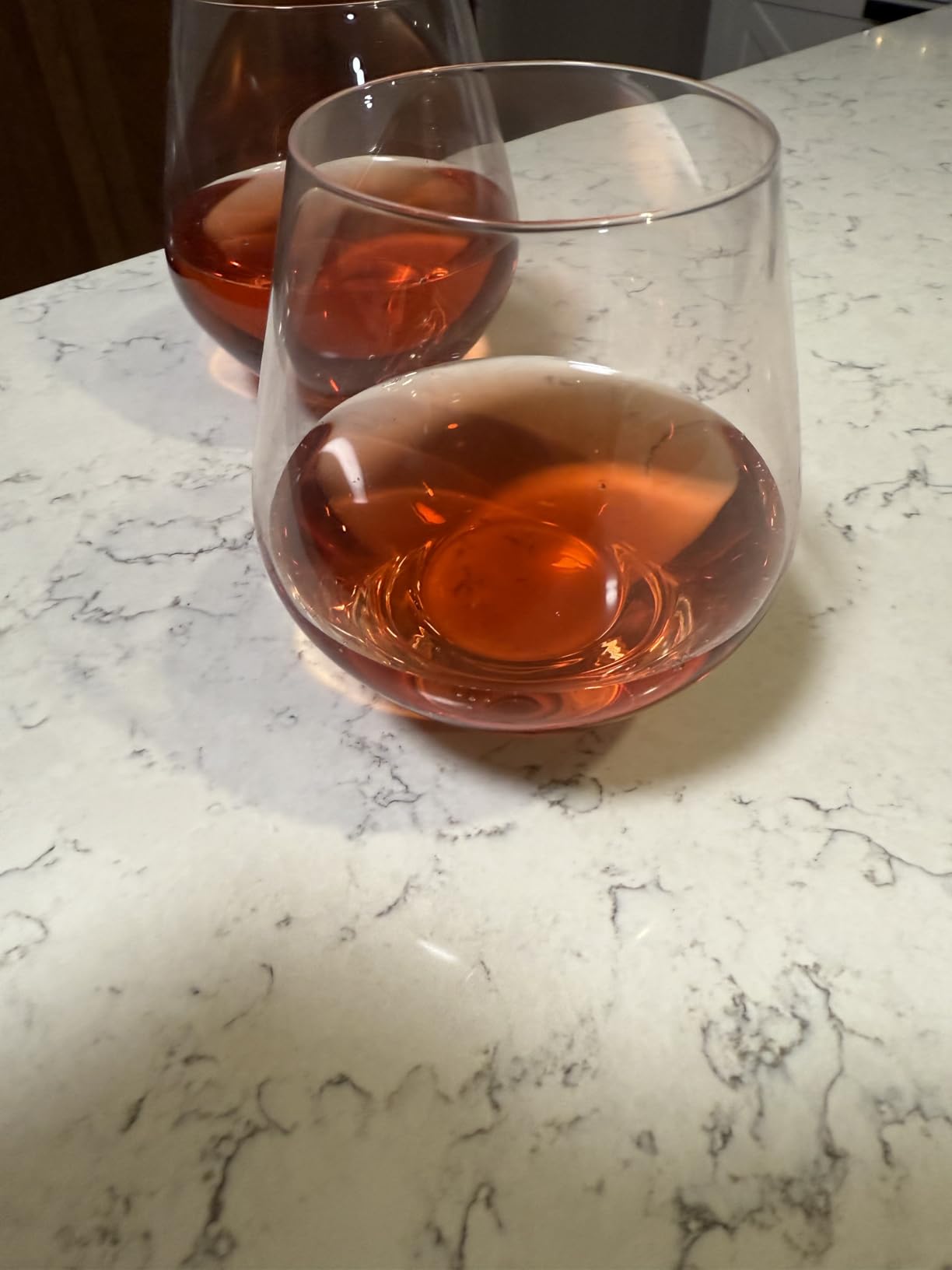 Godinger Stemless Wine Glasses - 17oz, Set of 4 - Made in Europe customer photo 1