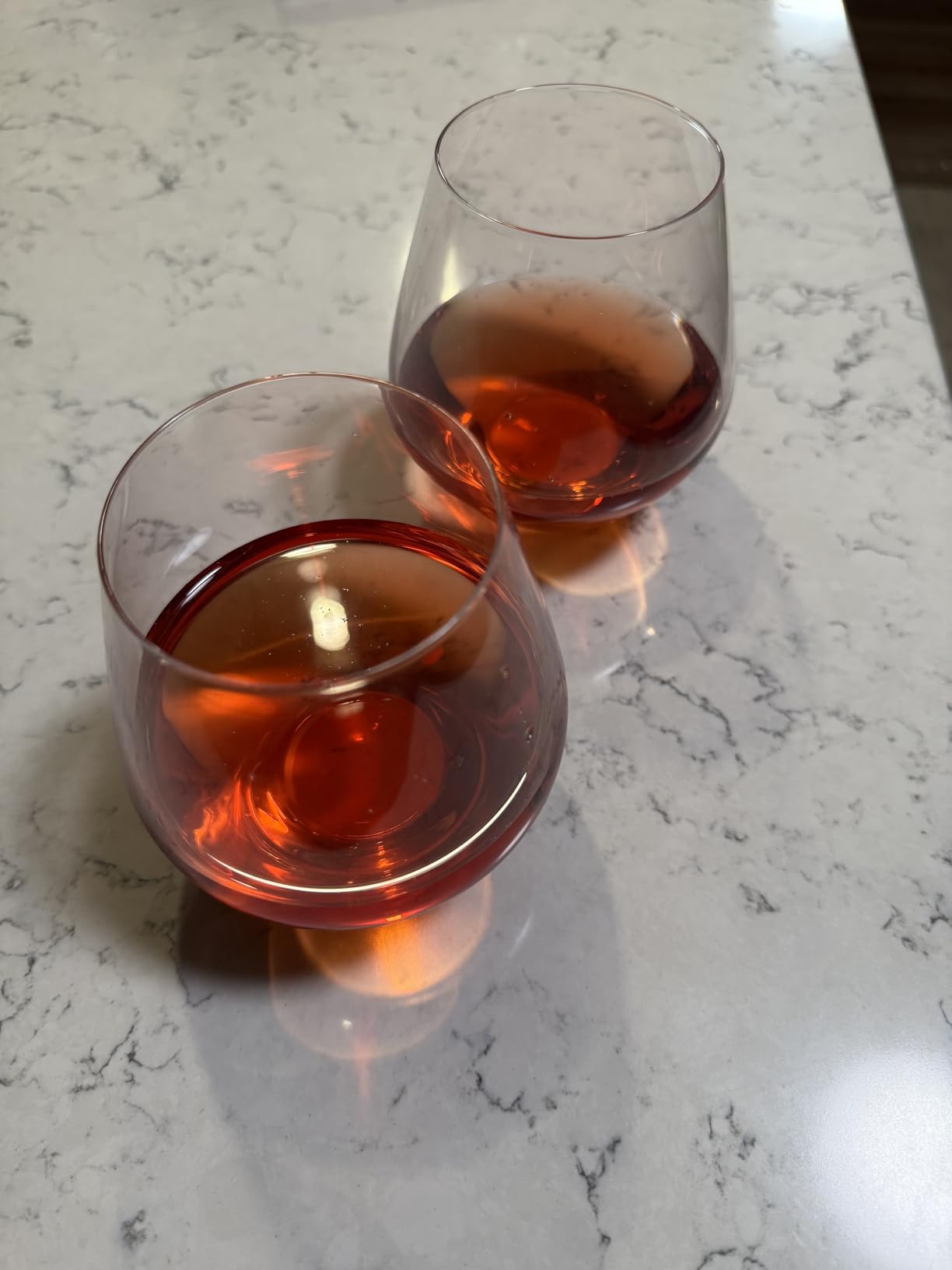 Godinger Stemless Wine Glasses - 17oz, Set of 4 - Made in Europe customer photo 2