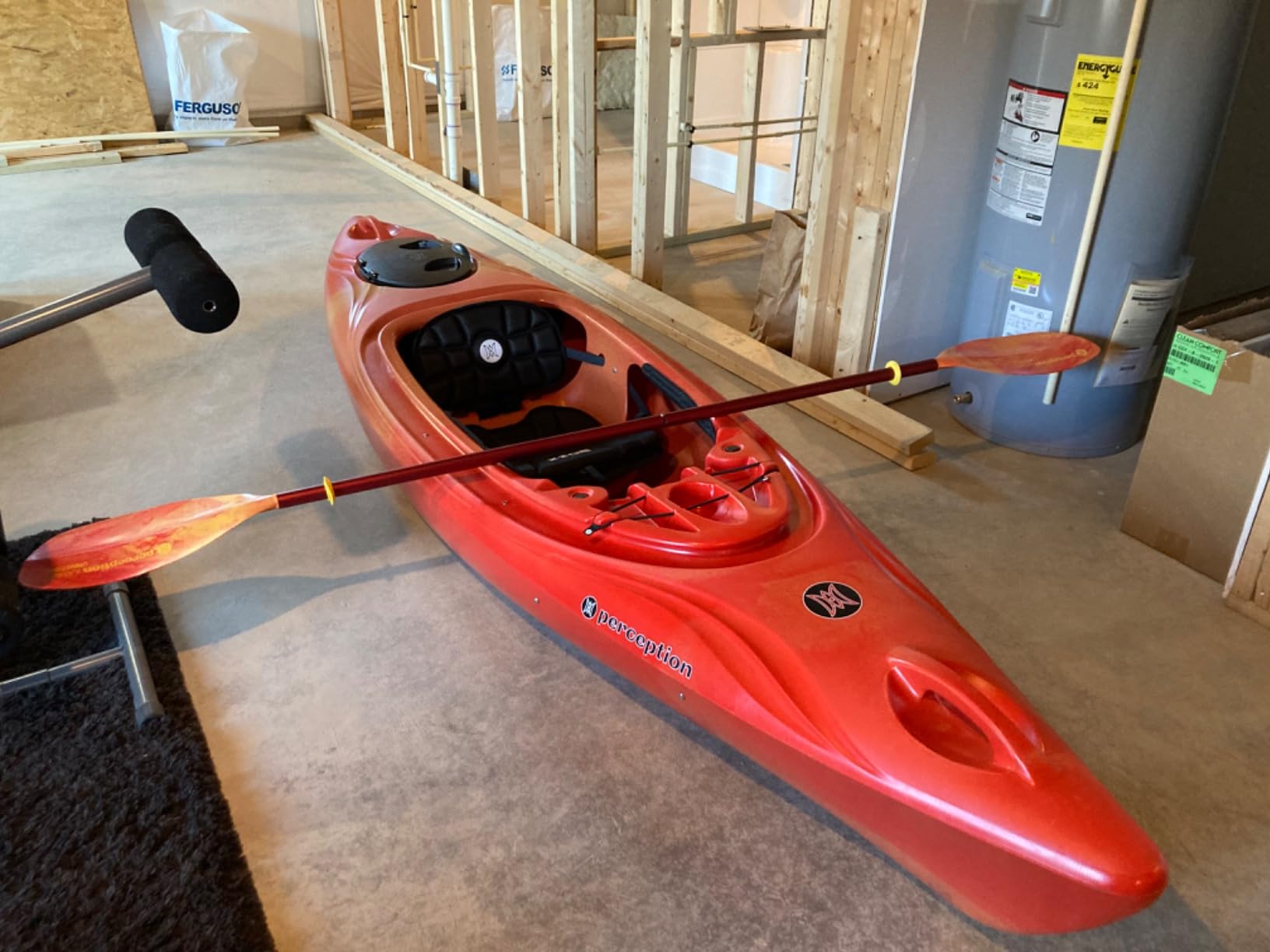 Perception Joyride - Sit Inside Kayak for Adults and Kids - Recreational and Multi-Water Kayak with Selfie Slot customer photo 1