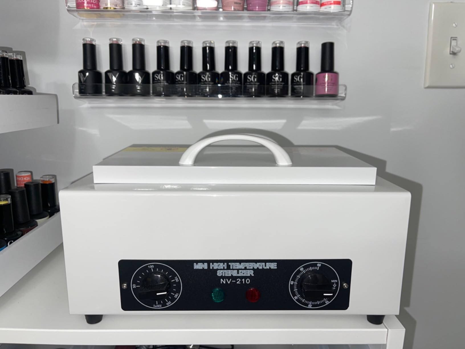 300W Heat Sterilizer NV-210 w/Timer Disinfection Box Manicure Pedicure SPA Salon Equipment for Sundry Beauty Hair Nail Metal Tools customer photo 2