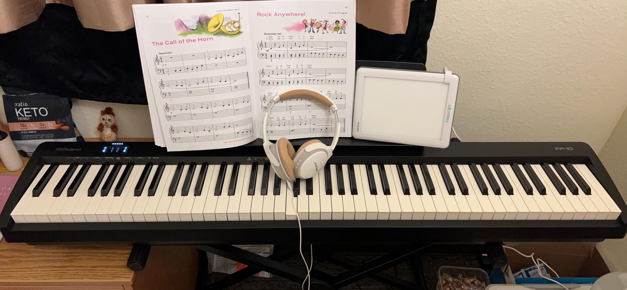 Roland FP-10 | Compact 88-Note Digital Piano | SuperNATURAL Piano Tones | Authentic Acoustic Feel Keyboard | Great for Beginners & Experienced Players | Bluetooth & MIDI Connectivity | 88-key PHA-4 keyboard with SuperNATURAL sound and Bluetooth for practice, performance and recording customer photo 2