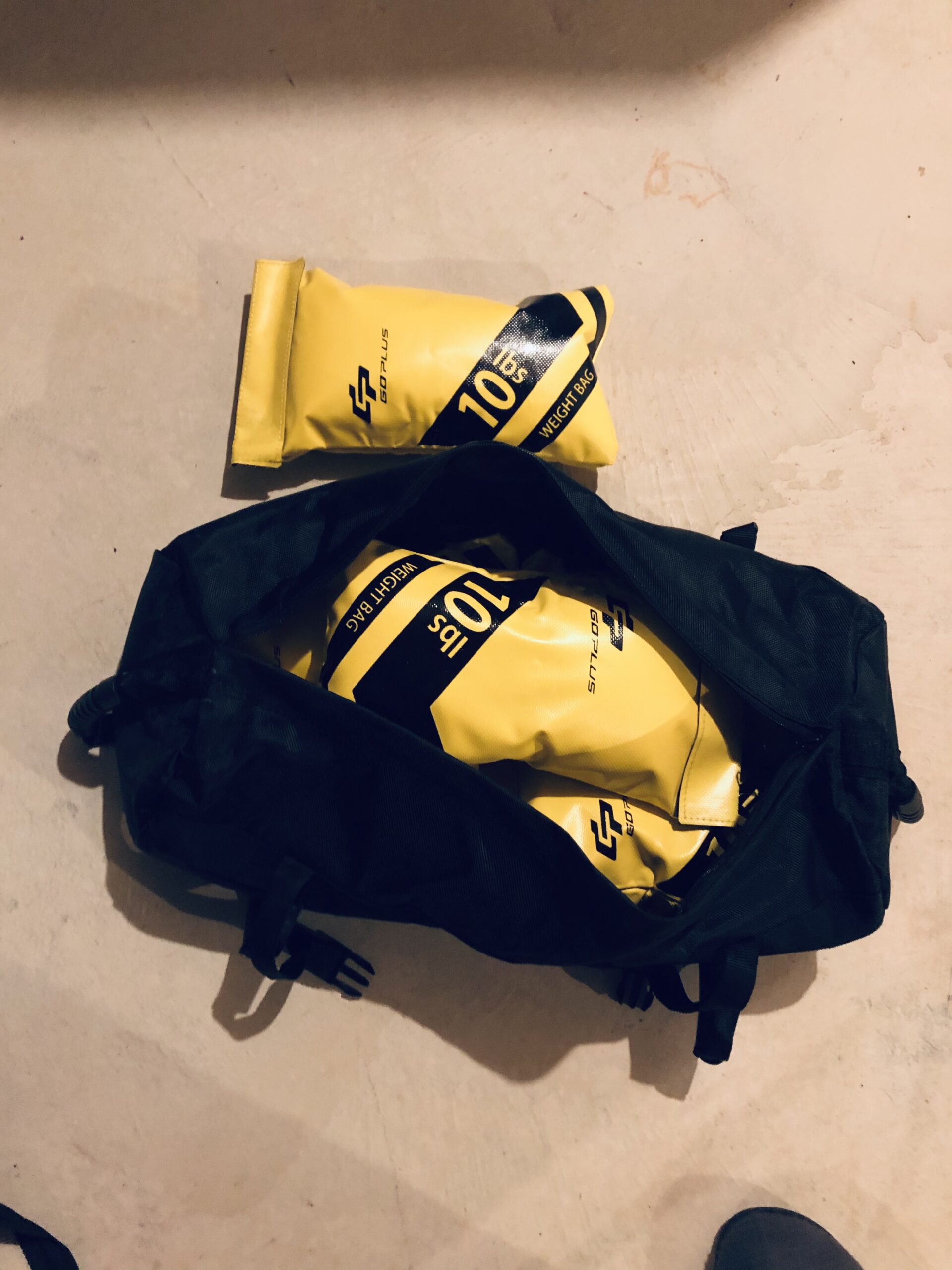 Goplus Workout Sandbag w/Filler Bag, 10 to 40 LBS/ 10 to 60LBS Adjustable Weight Bags w/6 Gripping Handles, Heavy Duty Strength Training Sand Bags for Home Gym Exercise Crossfit customer photo 2