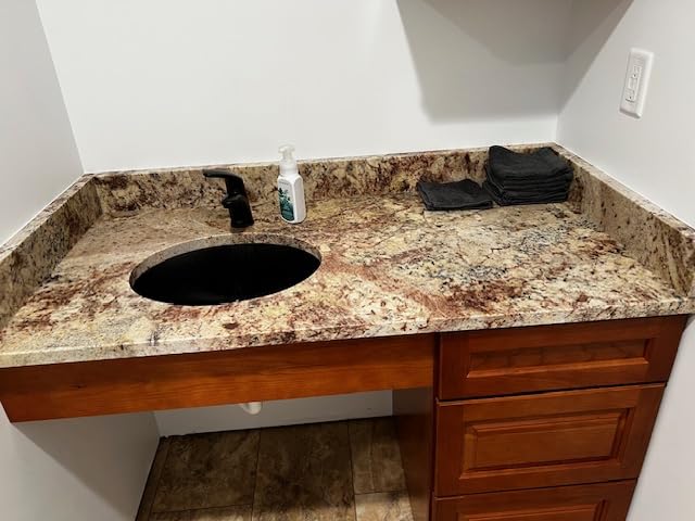 Lordear Undermount Bathroom Sink 18x14 Inch White Rectangle Porcelain Ceramic Vessel Sinks Deep Basin with Overflow Lavatory Vanity Sink Mounted Under the Counter customer photo 2