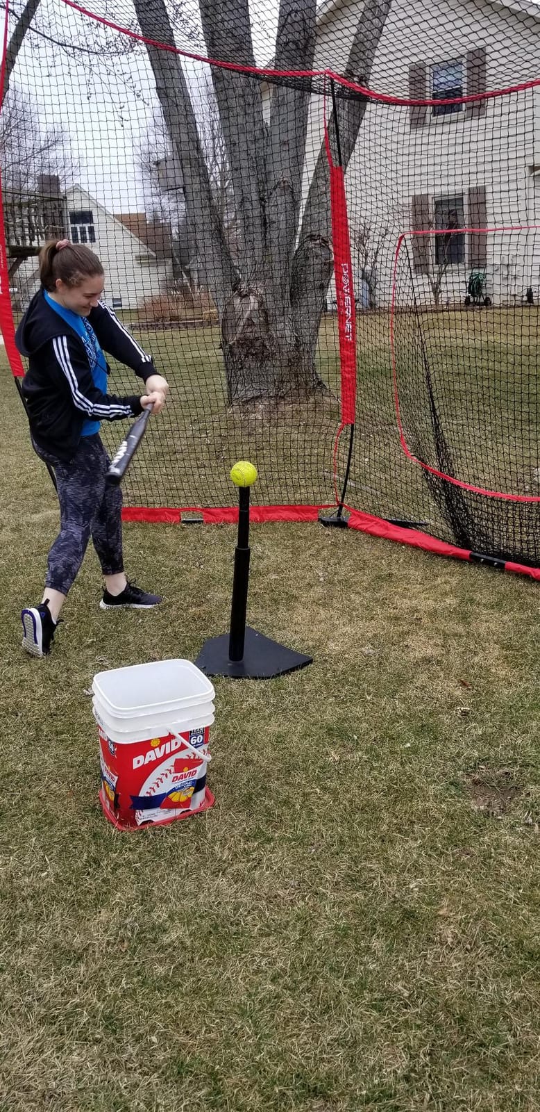 PowerNet Portable Baseball Backstop, 16 FT x 9 FT Collapsible Softball & Baseball Net for Batting & Pitching, Outdoor Batting Cage for Backyard customer photo 1