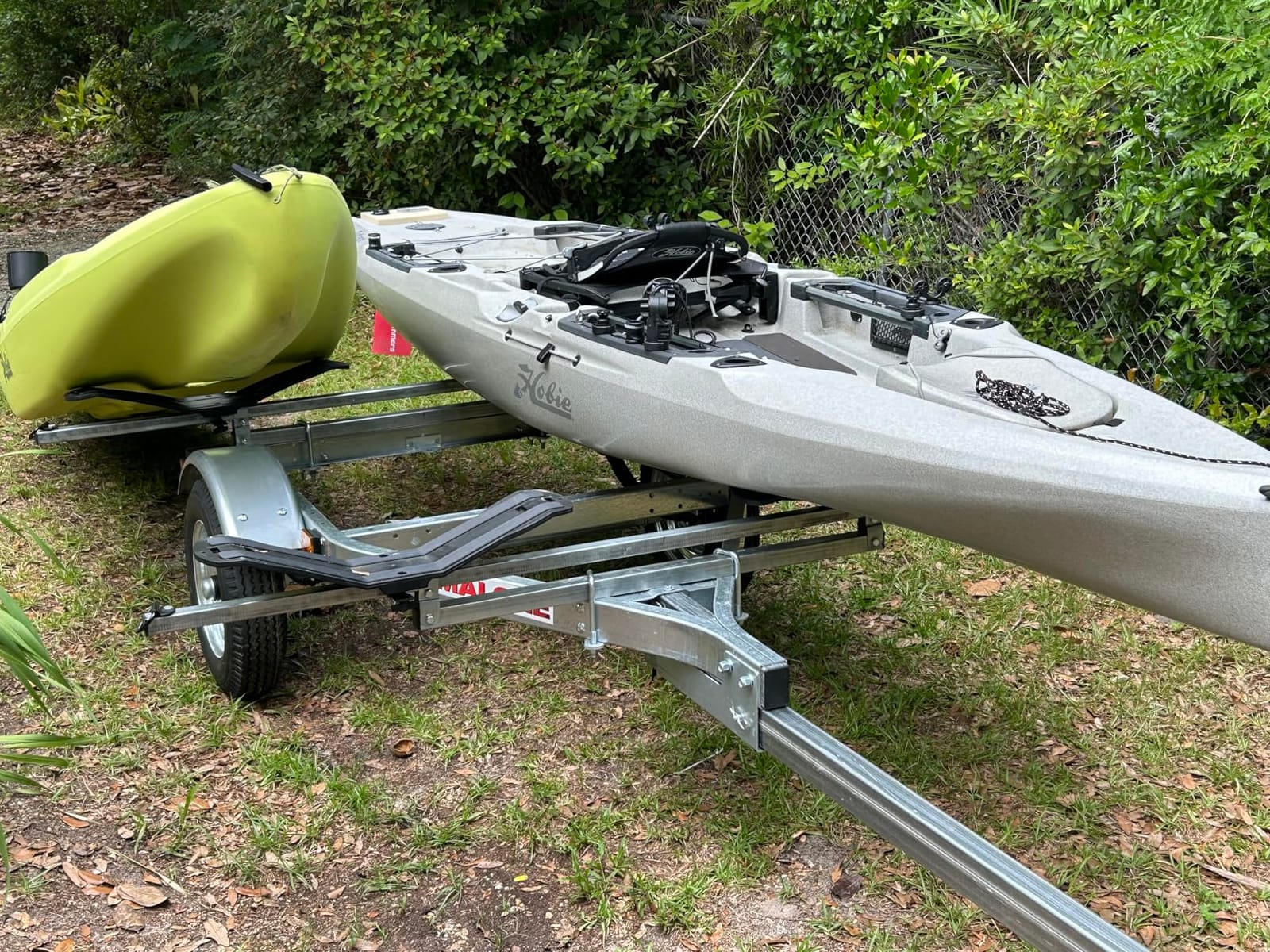 Malone MPG464-LB MicroSport Low Bed Kayak Trailer | 20' / 800 lbs Capacity | Fully Submersible | 22