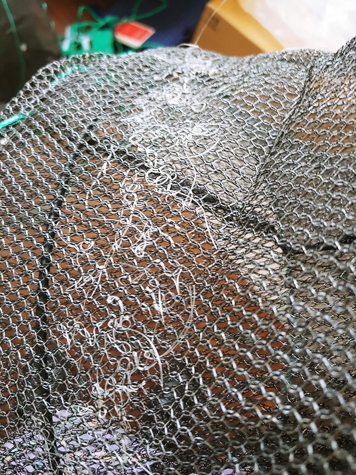 Fishing Bait Trap,2 Packs Crab Trap Minnow Trap Crawfish Trap Lobster Shrimp Collapsible Cast Net Fishing Nets Portable Folded Fishing Accessories,12.6X20.1inches customer photo 2