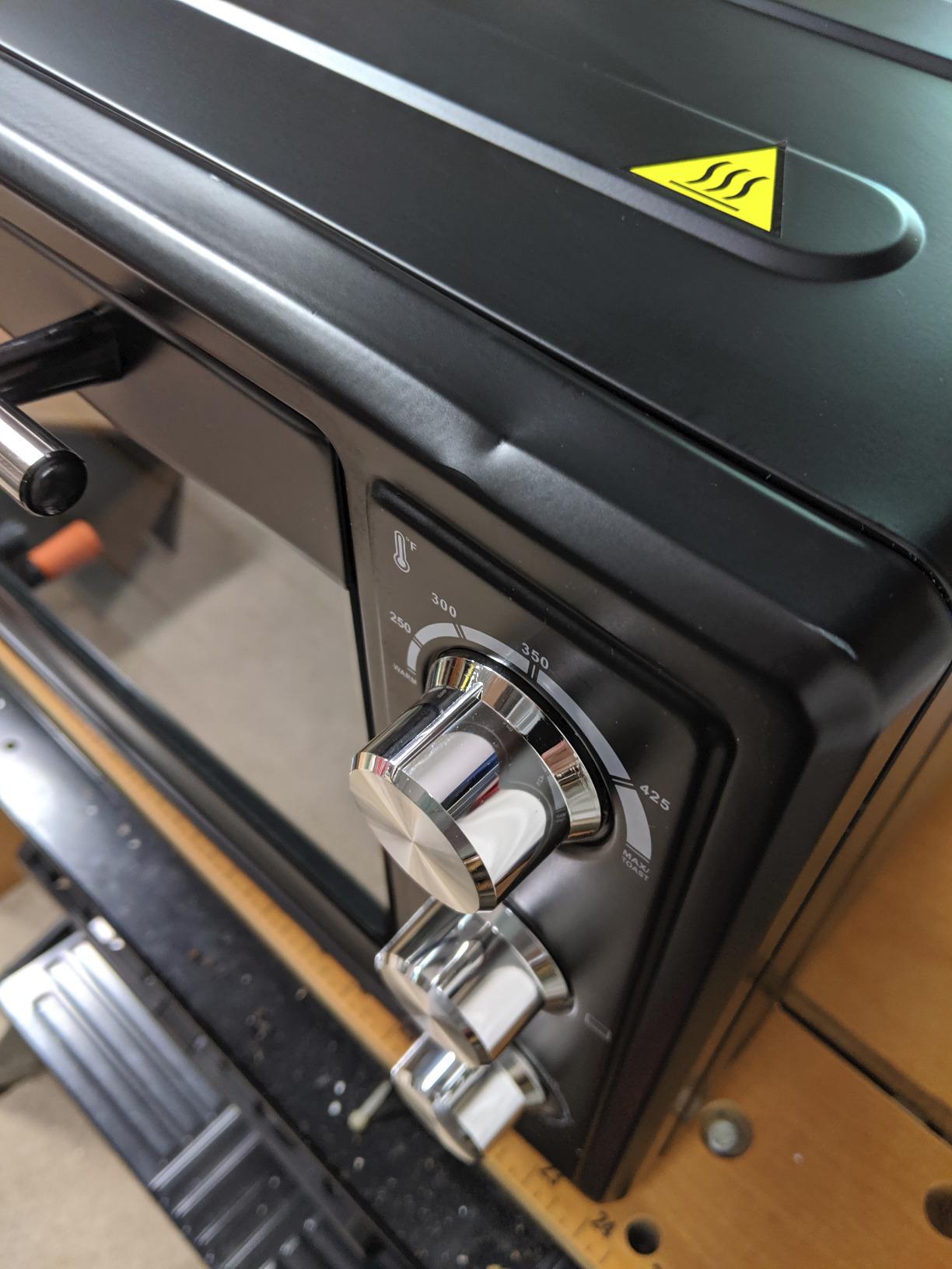 Bench Top Powder Coating Oven, 450 degrees Max Temperature | 1600 Watt, 120 Volt, Operates up to 450 degrees F, Internal Dimensions: 17 in. L x 12 1/2 in. W x 11 in. H, 3 ft. L Cord customer photo 2