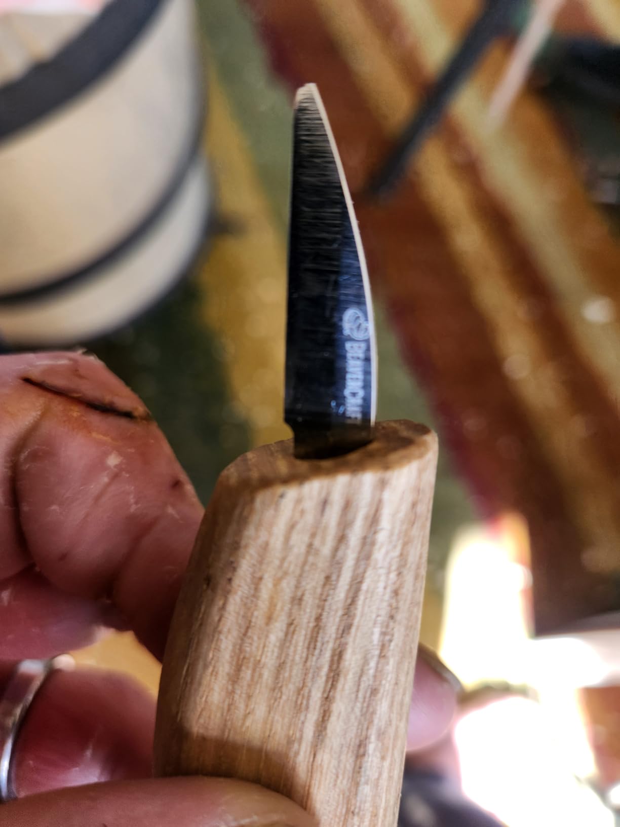 BeaverCraft Wood Carving Knife Kit S15 Whittling Kit for Beginners, Kids - Wood Carving Tools Set with Detail Chip Knife Sloyd Whittling Knives & Leather Strop, Polishing Compound and Tutorials customer photo 2