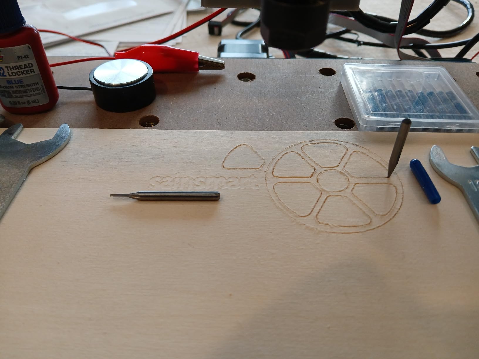 Genmitsu CNC 3018-PRO Router Kit, 3-Axis CNC Machine, Mini Milling Machine | GRBL Control with Offline Controller for Wood, Acrylic, PCB & PVC, 300 x 180 x 45mm Working Area customer photo 2