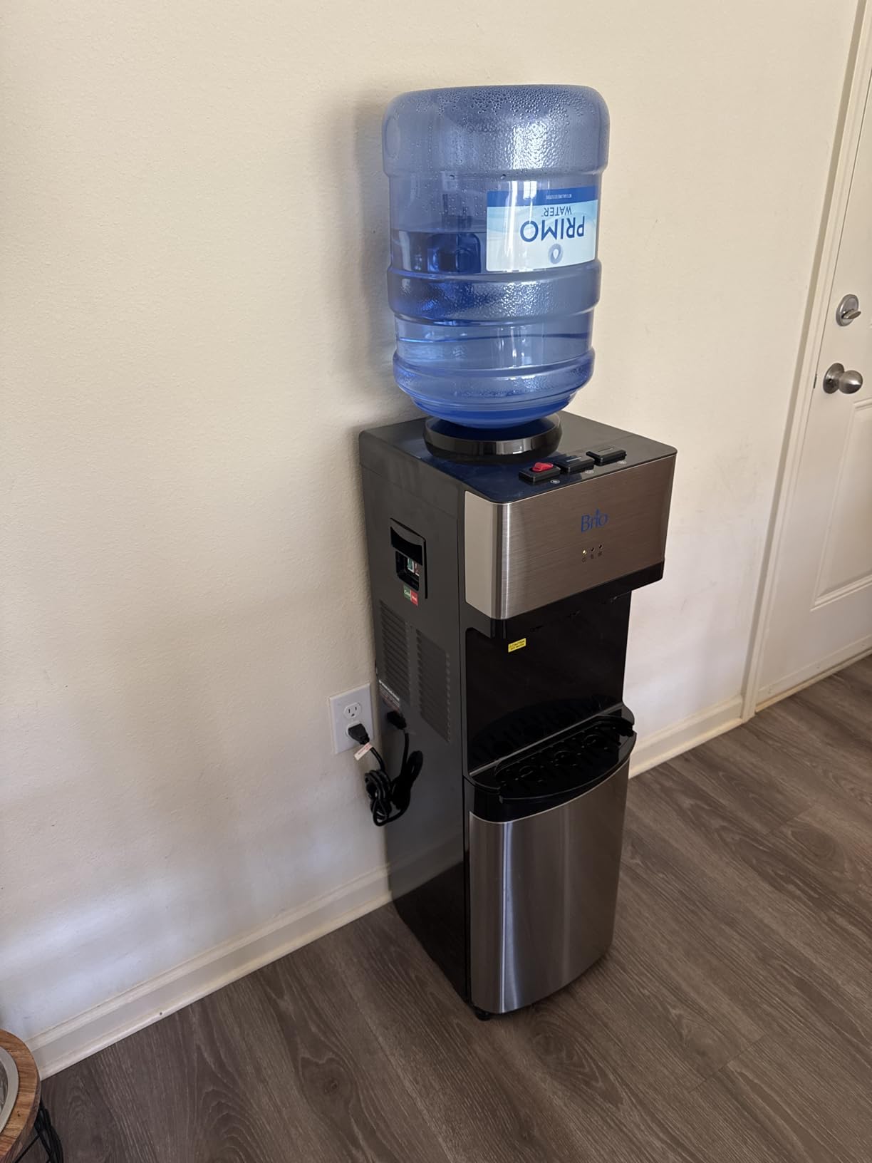 Brio Limited Edition Top Loading Water Cooler Dispenser - Hot & Cold Water, Child Safety Lock, Holds 3 or 5 Gallon Bottles - UL/Energy Star Approved customer photo 2