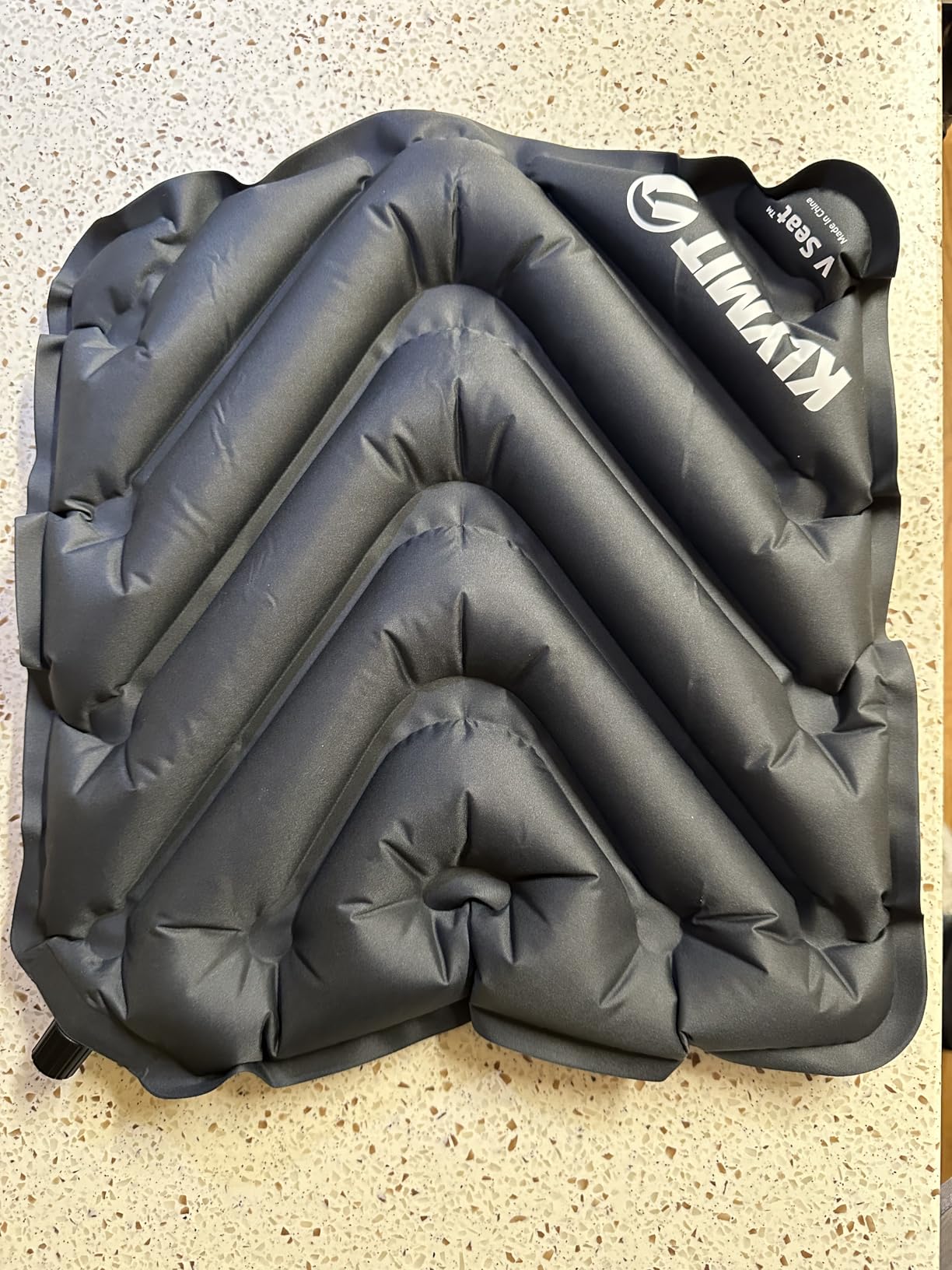 KLYMIT V Seat - Portable, Inflatable Padded Cushion Seat, Perfect for Air Travel, Camping, Backpacking and Bleacher Seats customer photo 1