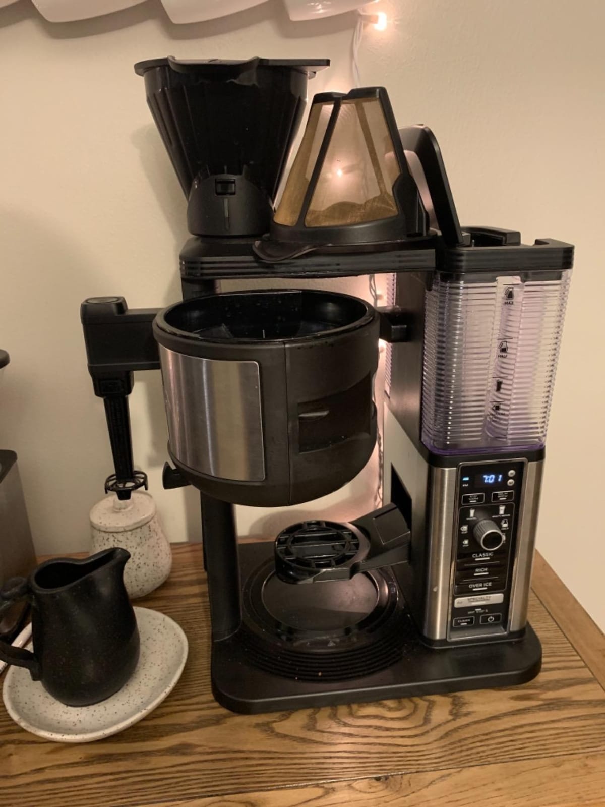 Ninja Coffee Maker, 10-Cup Carafe, Fold-Away Frother, Black, CM401 | Permanent Filter & Removable, Dishwasher Safe Reservoir, 6 Brew Styles, 8 Cup to Travel Mug to Pot Sizes customer photo 1