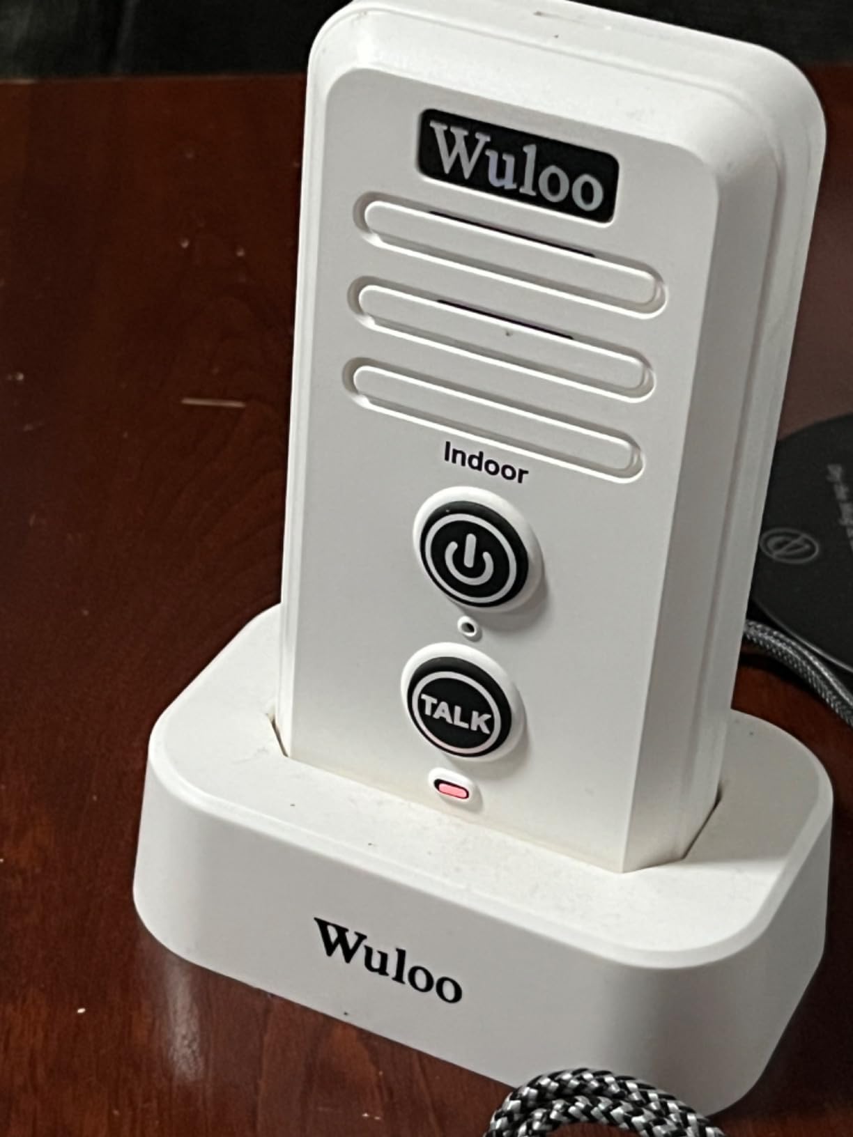 Wireless Intercom Doorbells for Home Classroom, Waterproof Electronic Doorbell Chime with 1/2 Mile Range 3 Volume Levels Rechargeable Battery (Black, 1&1) customer photo 2