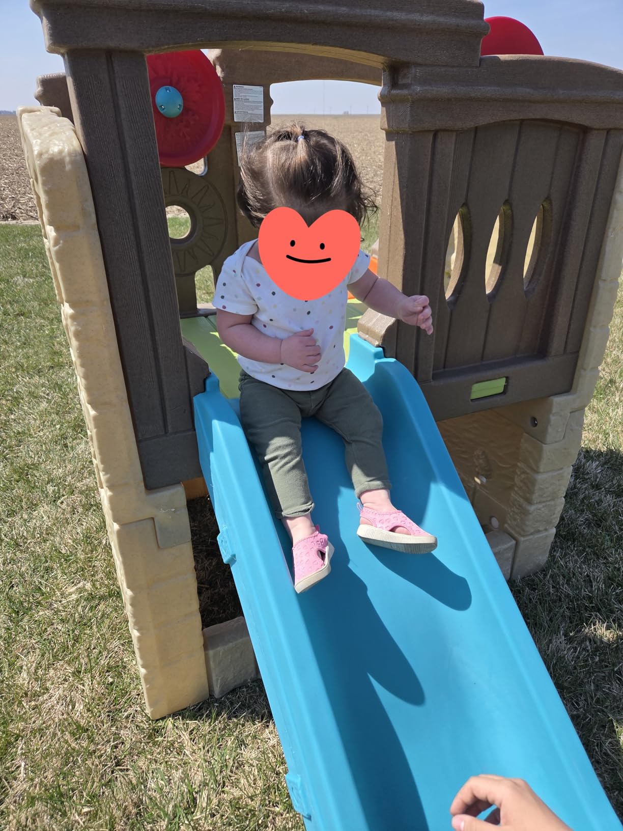 Step2 Woodland Climber II Kids Playset, Ages 2-6 Years Old, Toddler Slide and Climbing Wall, Outdoor Playground for Backyard, Sturdy Plastic Frame, Easy Set Up customer photo 2