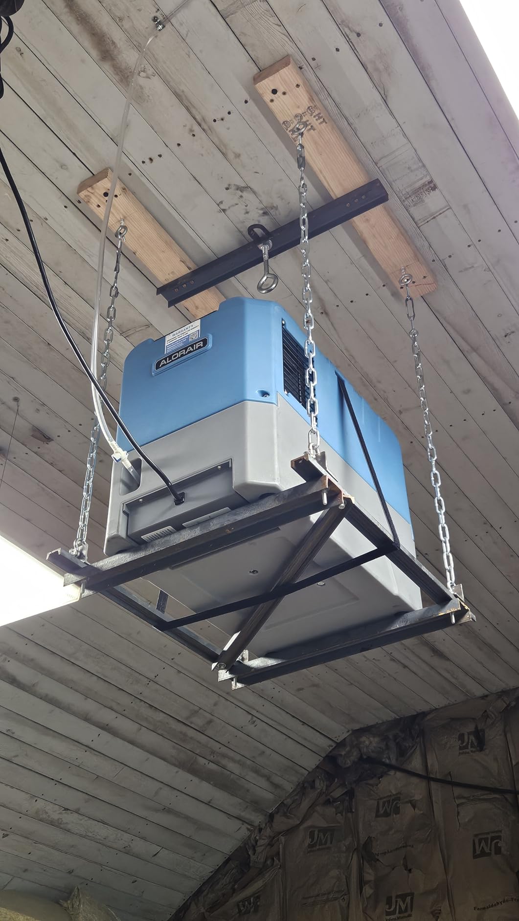 ALORAIR 180 PPD Commercial Dehumidifier with Pump, 6-Year Limited Warranty | 85 PPD AHAM, Industrial Dehu for Flood Repair, Crawlspace/Basement Drying/Home customer photo 1