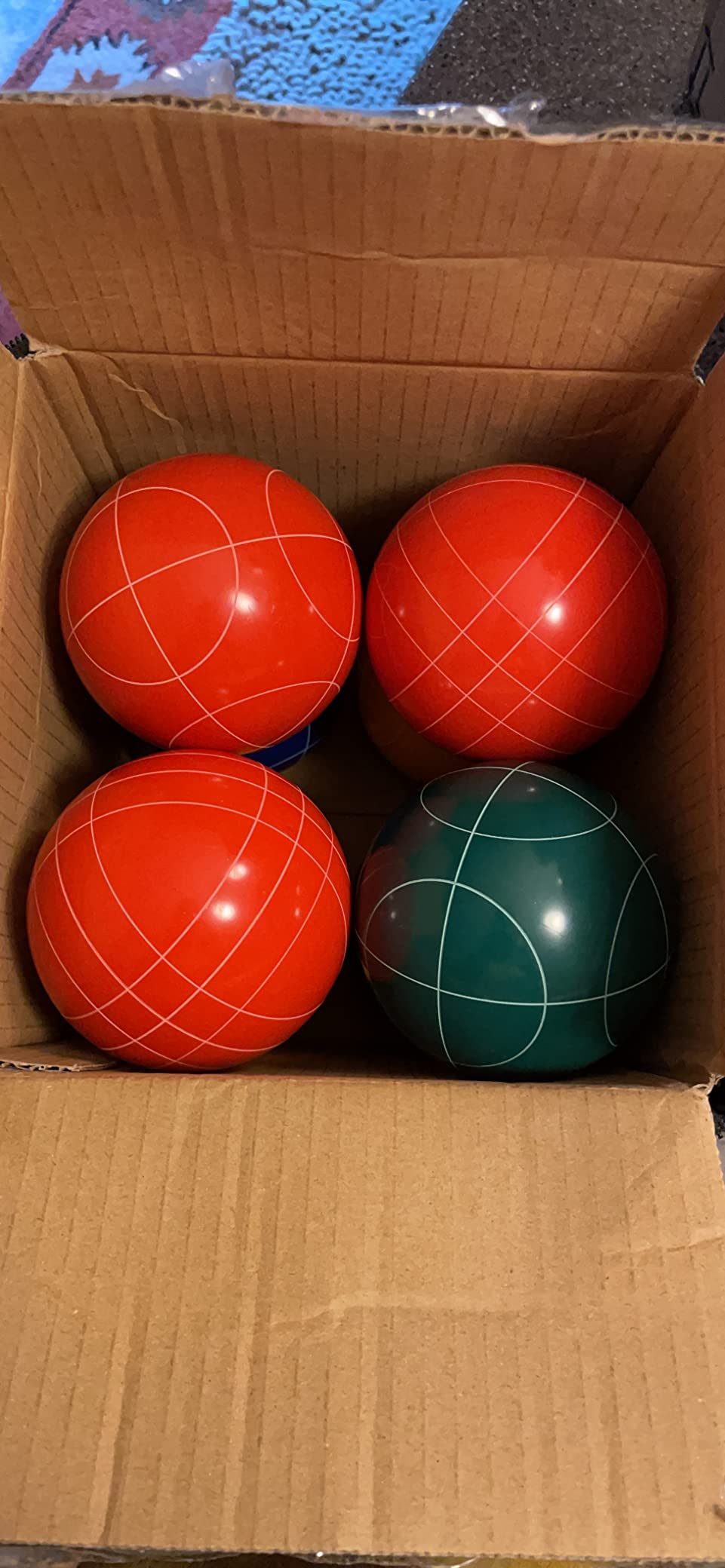 ropoda 90mm Bocce Ball Set with 8 Polyresin Balls, Pallino, Case and Measuring Rope for Backyard/Lawn/Beach/Outdoor, Resin Bocce Ball for Kids Teens Beginners(2 to 8 Players) customer photo 2