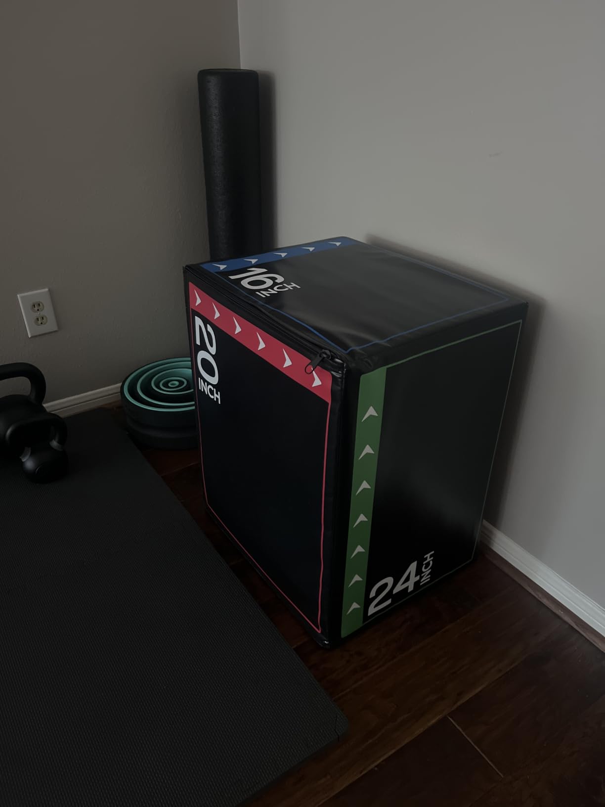BalanceFrom 3-in-1 Foam Plyometric Jump Box for Home Gym with Multiple Height Options - Versatile Plyo with Non-Slip Surface for Strength, HIIT, Step-Ups, and Agility Training customer photo 1