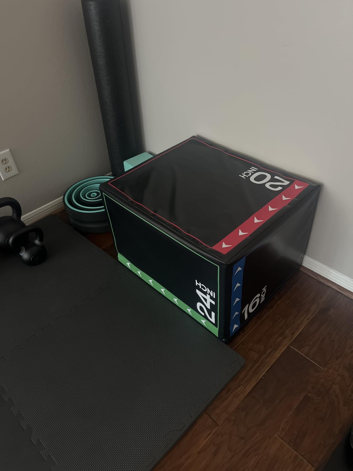 BalanceFrom 3-in-1 Foam Plyometric Jump Box for Home Gym with Multiple Height Options - Versatile Plyo with Non-Slip Surface for Strength, HIIT, Step-Ups, and Agility Training customer photo 2