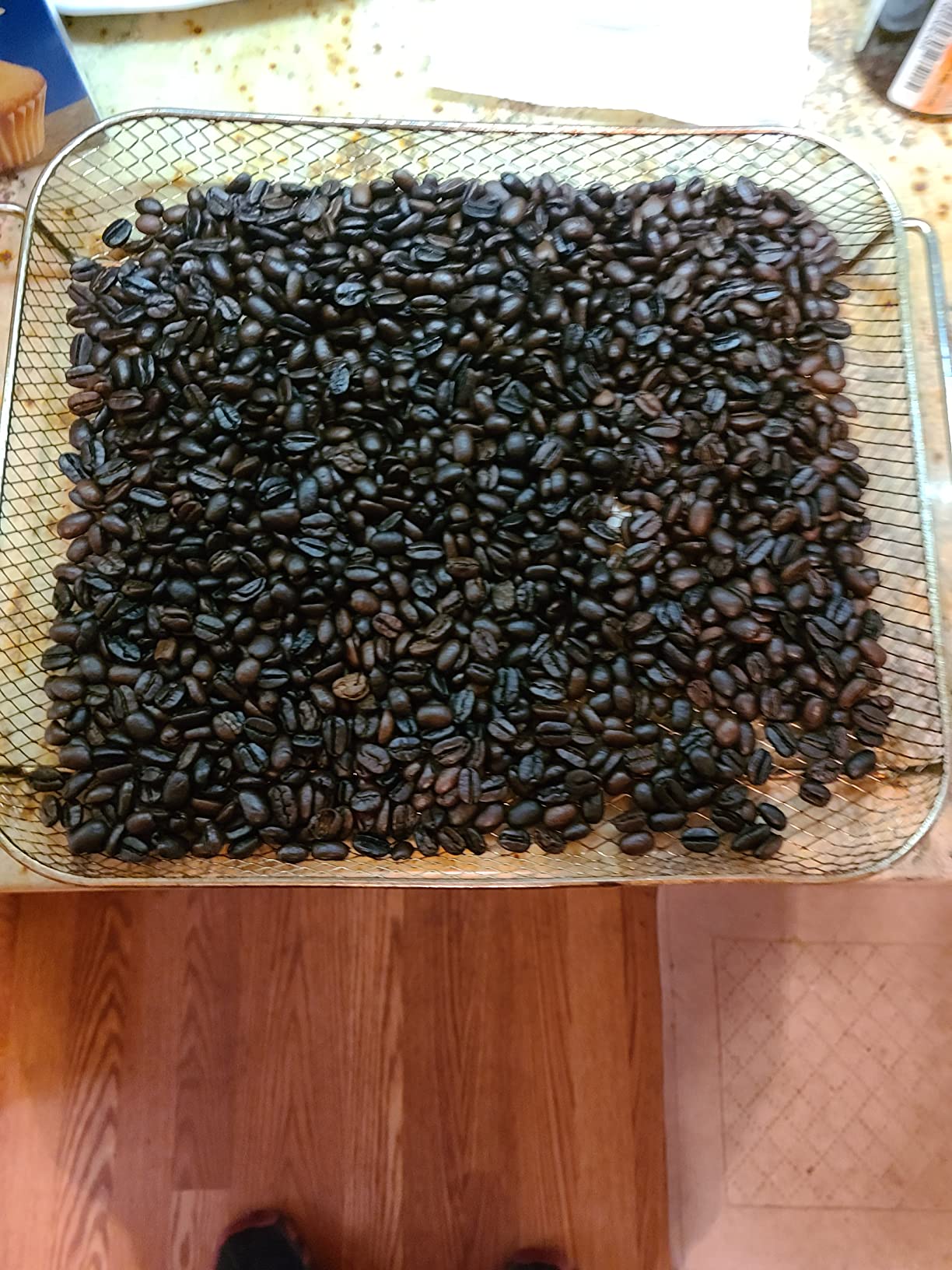 JIAWANSHUN Electric Coffee Bean Roaster Machine for Home Use, 1.1lb Capacity with Timer & 0-240C Temperature Adjustment customer photo 2