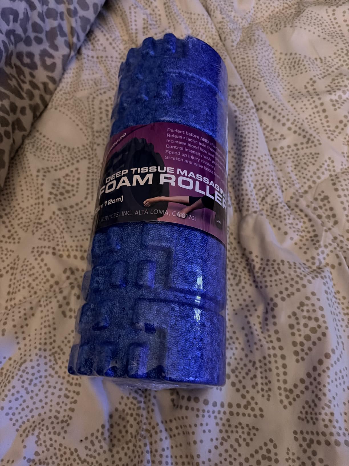 The Original Body Roller High Density Foam Roller for Exercise & Recovery - Firm, Patented Texture for Trigger Point Relief, Physical Therapy, and Back Pain customer photo 1