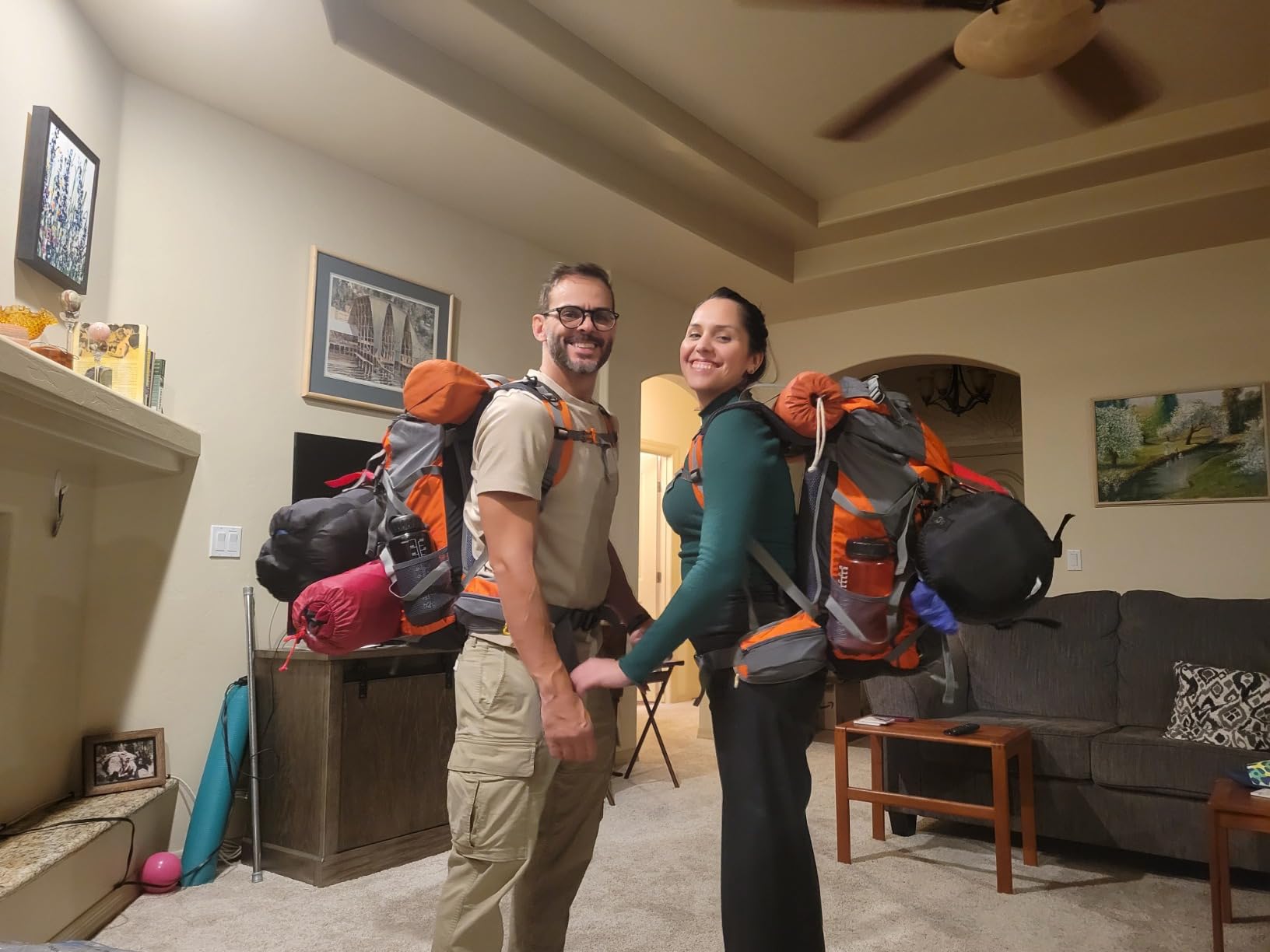 Esup 50L Waterproof Camping Hiking Backpack for Men and Women | Durable Travel & Daypack with Rain Cover, Large Capacity Bag for Outdoor Essentials customer photo 2