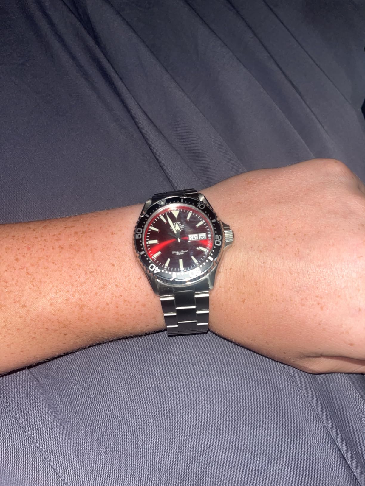Orient Men's Kamasu Stainless Steel Automatic Diving Watch with Sapphire Crystal customer photo 2