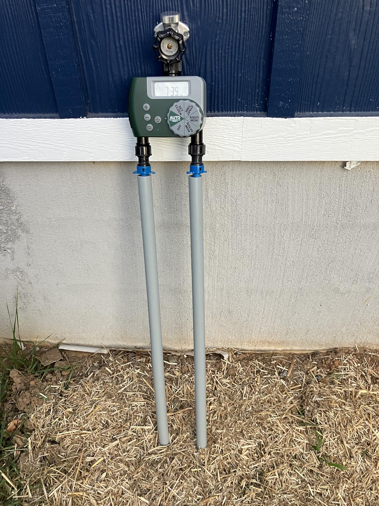 Orbit 2-Zone All-in-One Automatic Watering System - Automatic Sprinkler System for Yard Irrigation Setup - DIY Lawn Kit - Double Outlet Hose Timer - Easy Push-Fit Technology - Large Coverage - 50021 customer photo 1