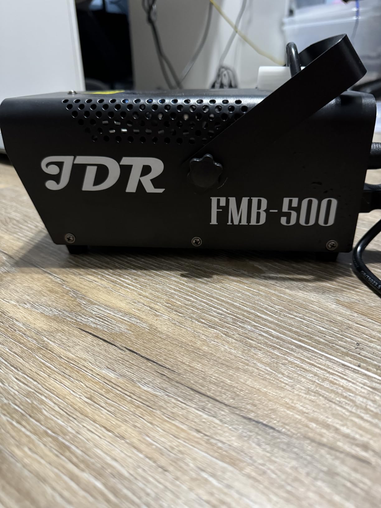 Fog Machine JDR Smoke Machine Controllable LED Light 500W and 2000CFM Fog Disinfection with Wireless and Wired Remote Control for Weddings, Halloween, Parties or Disinfection with Fuse Protection customer photo 2