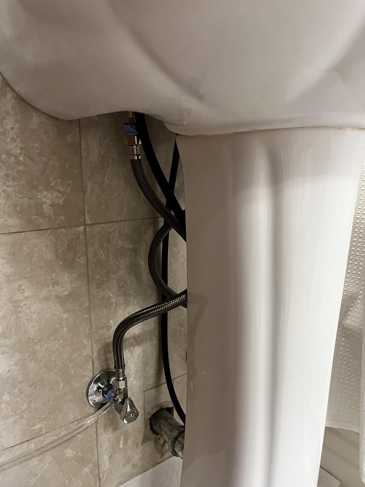 Delta Broadmoor Brushed Nickel Bathroom Faucet with Sprayer, 8 Inch 3 Hole Widespread Bathroom Sink Faucet with Pull Out Sprayer, Push-Pop Drain, SpotShield Stainless 35765LF-SPPD customer photo 1