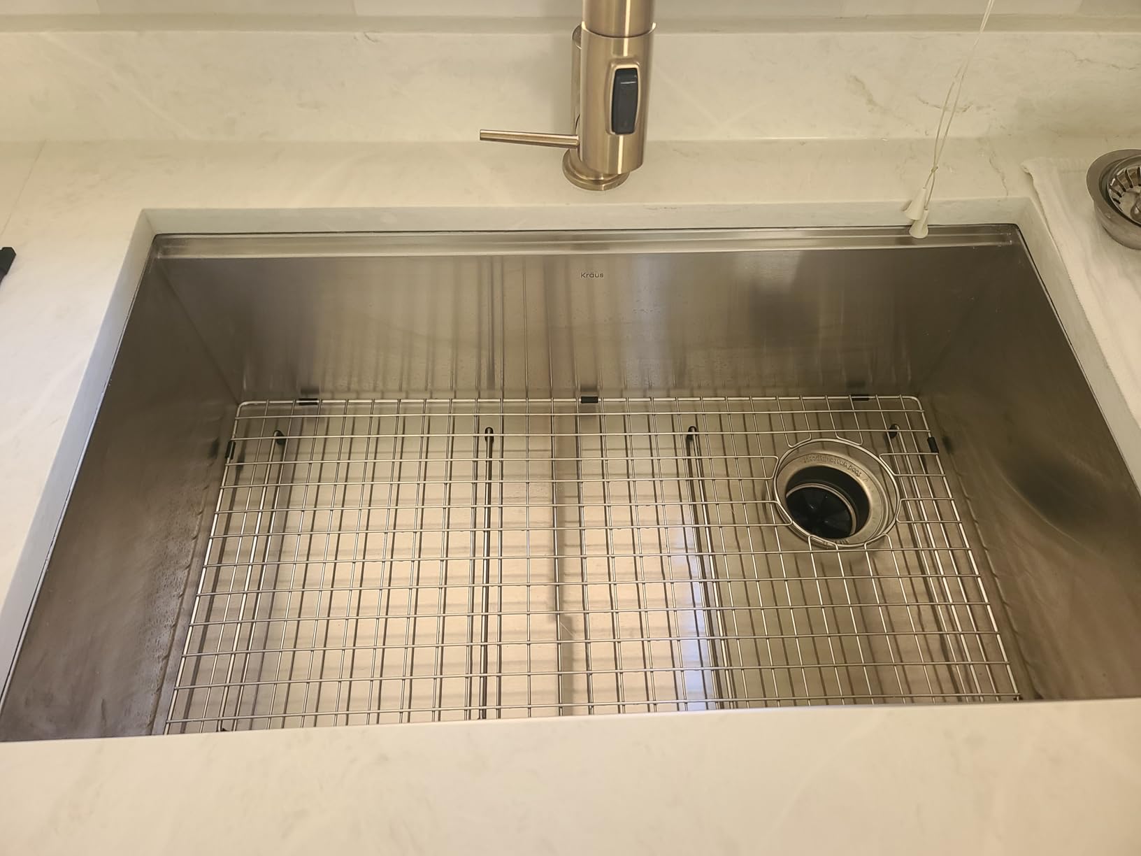 KRAUS Kore 32-Inch Undermount Workstation 16 Gauge Single Bowl Stainless Steel Kitchen Sink with Accessories, KWU110-32 customer photo 1