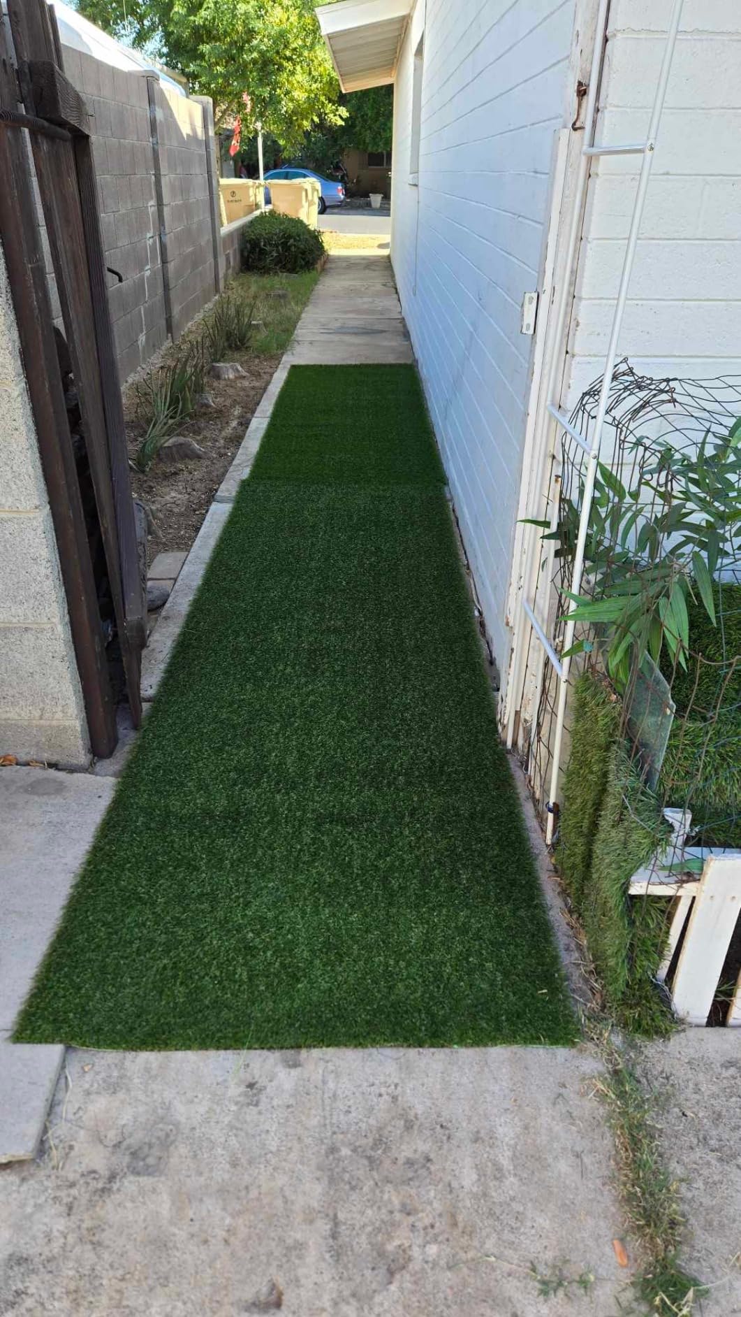 LITA Artificial Grass 3' x 10' (30 Square Feet) Realistic Fake Grass Deluxe Turf Synthetic Turf Thick Lawn Pet Turf - Perfect for Indoor/Outdoor Landscape (20mm high Pile) Customized customer photo 1