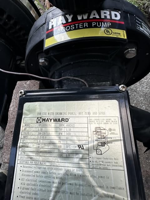 Hayward W36060 0.75 HP Booster Pump for In-Ground Swimming Pools customer photo 2
