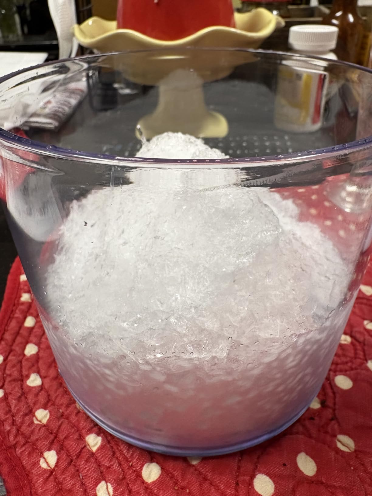 MANBA Manual Snow Cone Machine Maker for Shaved Ice, Snowcones, Slushes | Hand Crank, 3Blades for Fast Shaving, Easy for Kids, Portable for Party, Camping, with Ice Cube Tray, Spare Blades Available customer photo 1