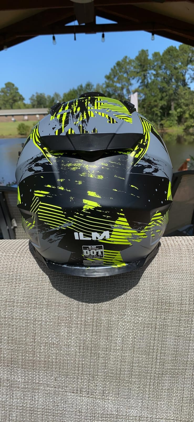 ILM Off Road Motorcycle Dual Sport Helmet Full Face Sun Visor Dirt Bike ATV Motocross Casco DOT Certified Model 606V customer photo 2