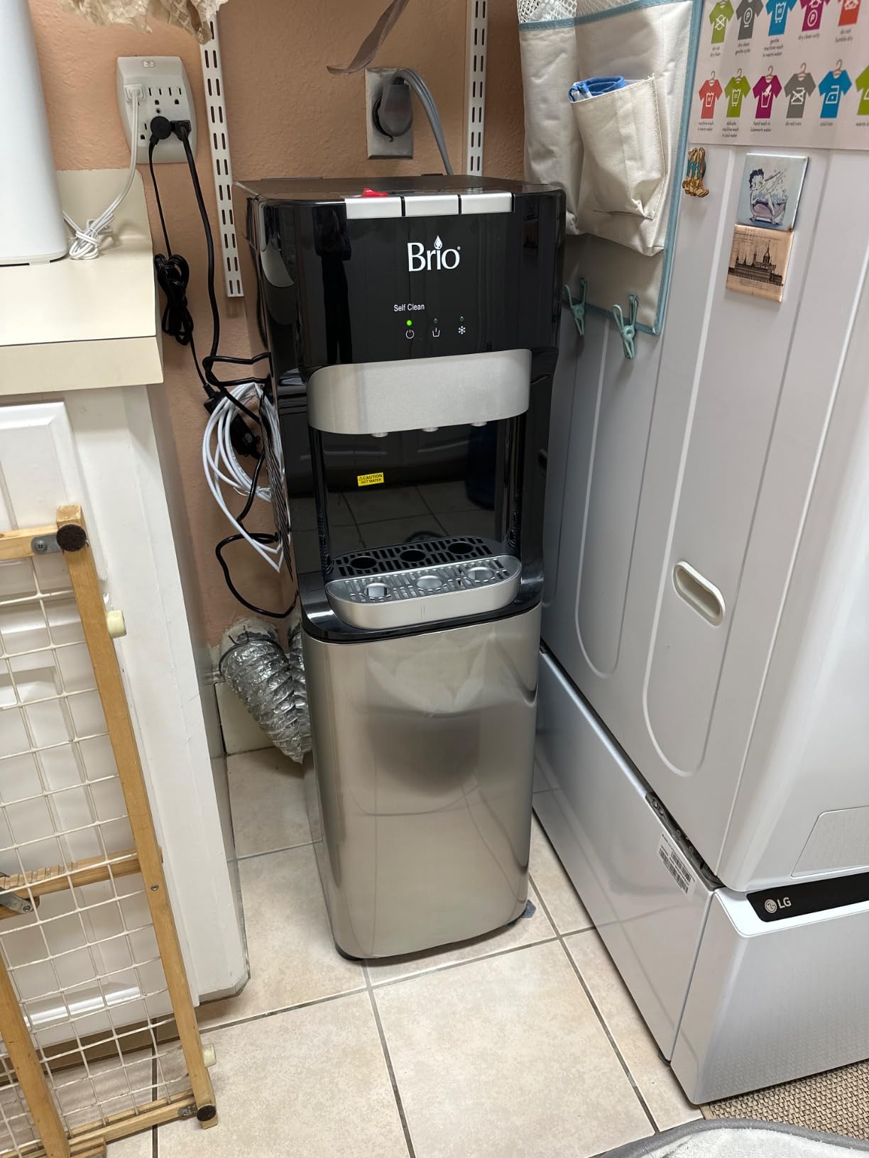 Brio Commercial Grade Bottleless Ultra Safe Reverse Osmosis Drinking Water Filter Water Cooler Dispenser - 3 Temperature Settings Hot, Cold & Room Water - UL Approved customer photo 2