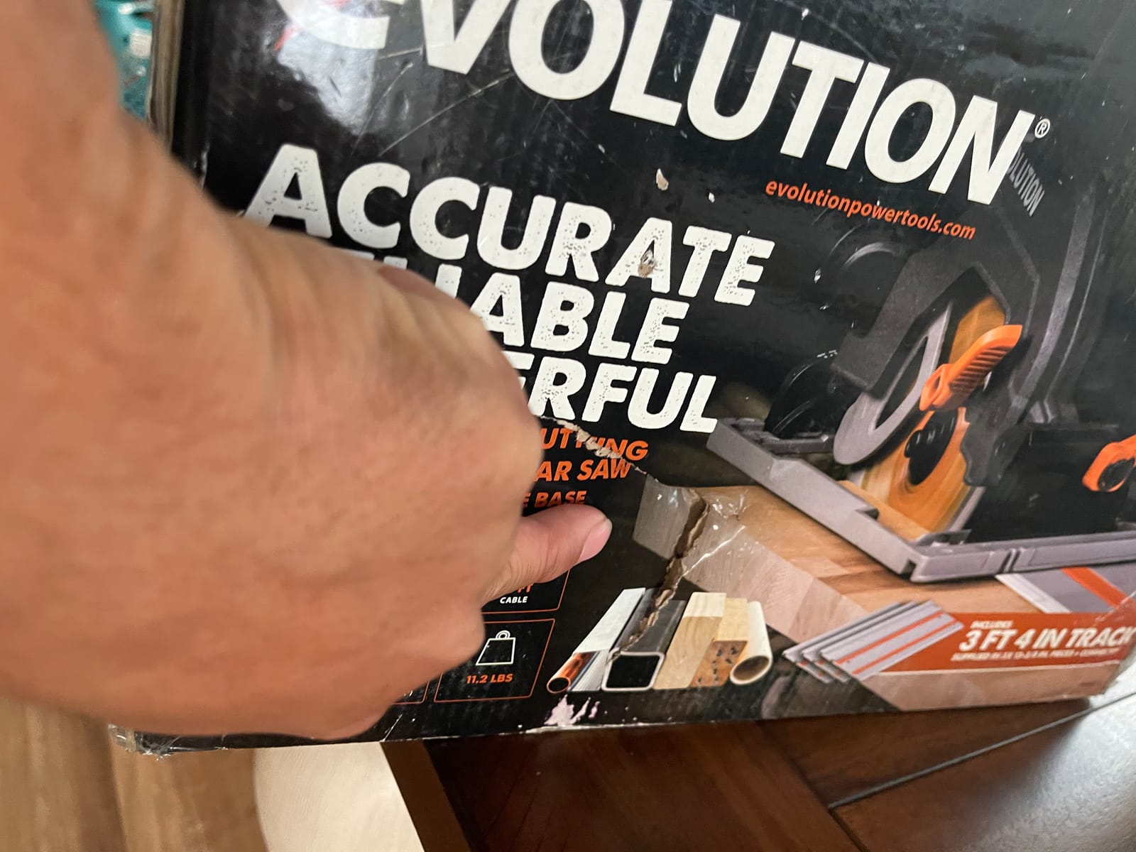 Evolution Power Tools R185CCSX Multi-Material Circular Track Saw Kit with 40