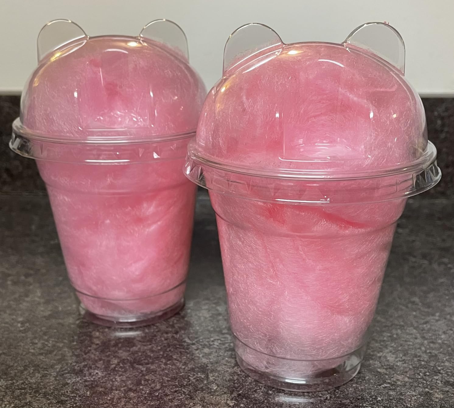 VIVO Pink 1030W Electric Cotton Candy Maker, CANDY-KIT-1 | Commercial Candy Floss Machine with 20 in Stainless Steel Bowl, Includes Bubble Shield Cover and Sugar Scoop, Easy Home Use customer photo 2
