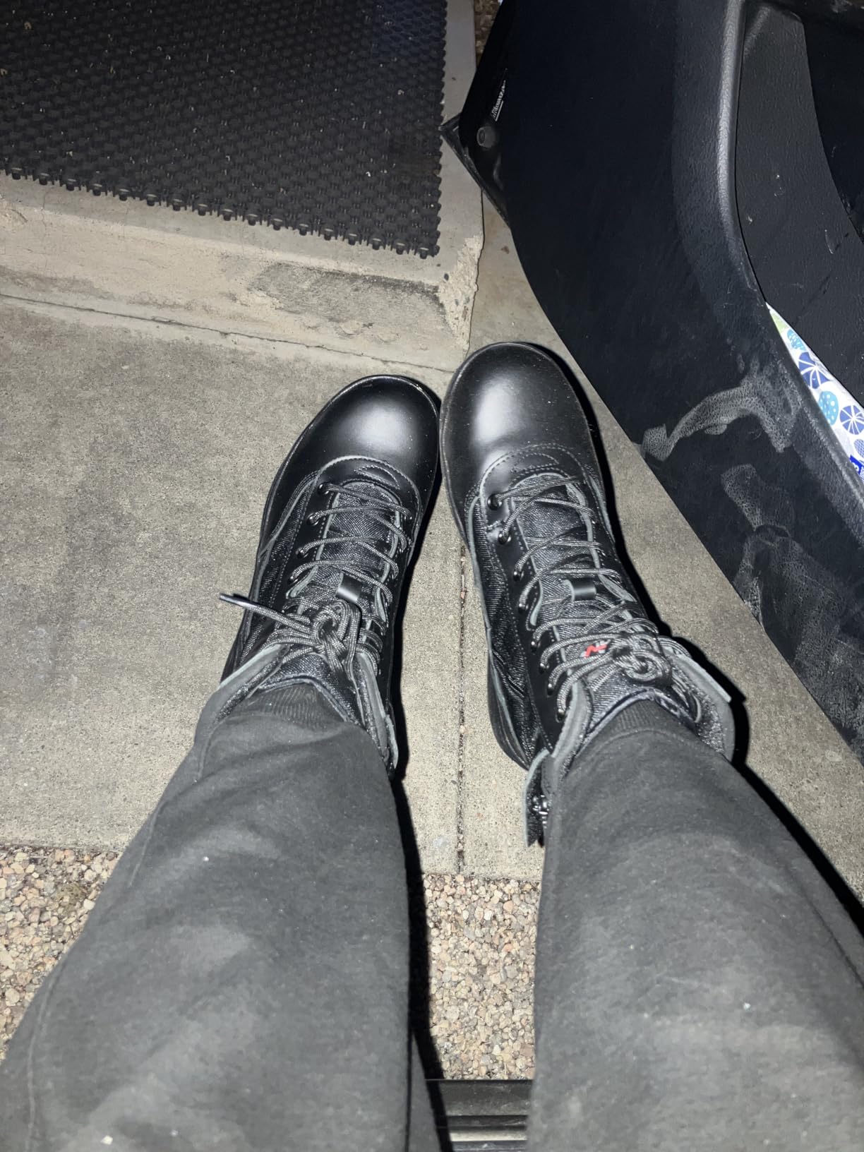 NORTIV 8 Men's Steel Toe Work Boots Side Zipper | Safety Industrial & Construction Military Work Boots Slip Resistant ASTM F2413-18, TROOPER-STL customer photo 1