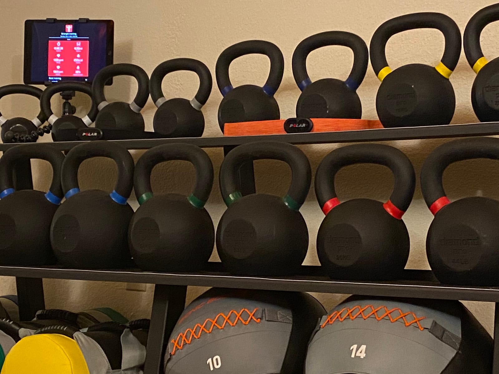 Synergee Kettlebell Rack - 2 Tier Storage for Home Gym customer photo 1