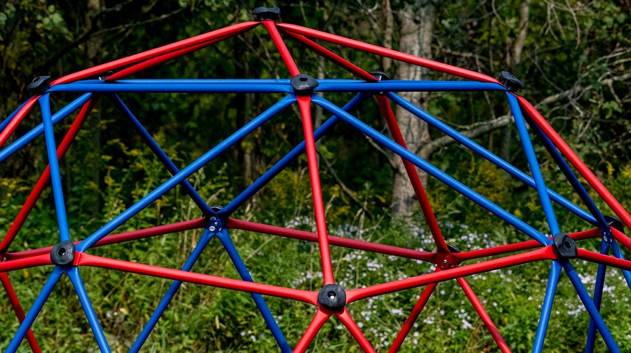 Lifetime 90951 Geometric Dome Climber Jungle Gym, 5.5' High x 11' Wide, Mantis Green & Bronze, 66-Inch customer photo 1