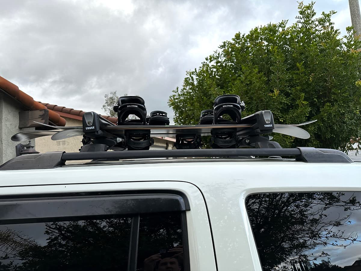 Thule SnowPack Extender Ski/Snowboard Rack (6pr/4 Boards), Black customer photo 2
