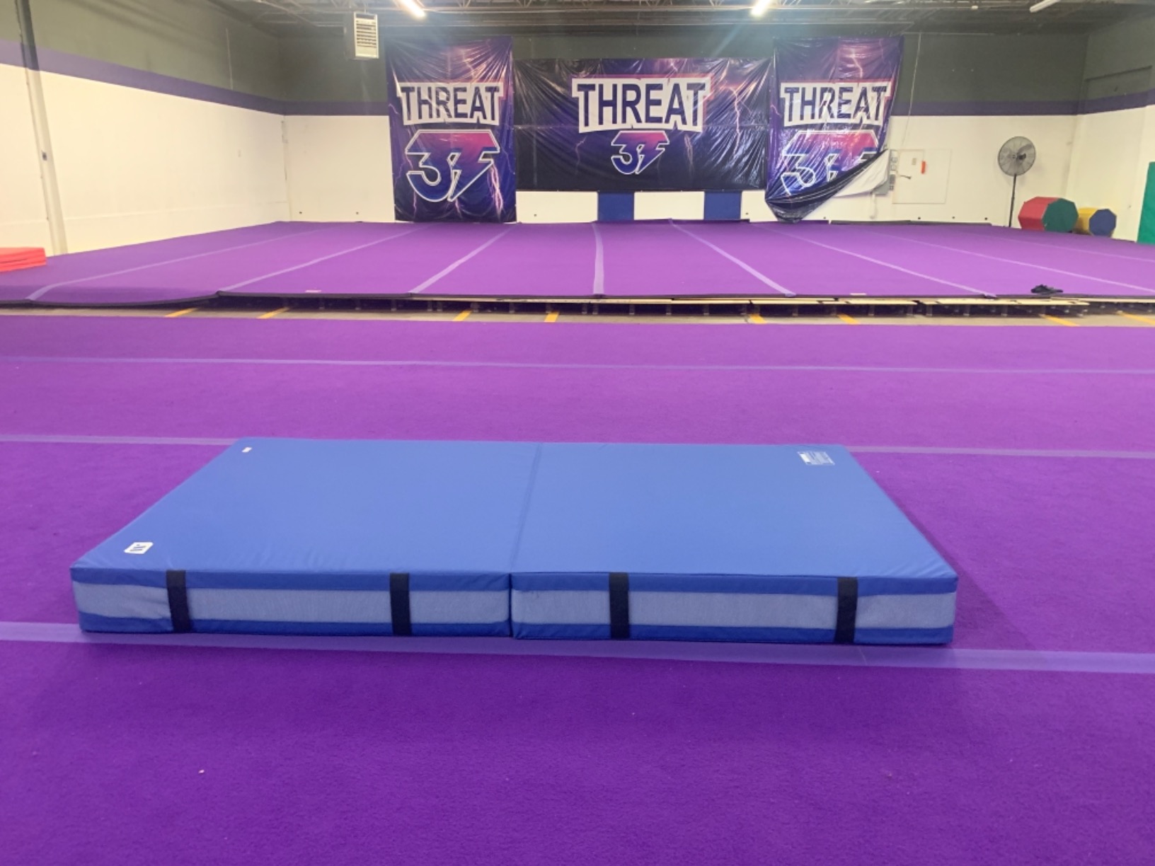 We Sell Mats Bifolding Gymnastics Crash Landing Mat Pad, Safety for Tumbling, Back Handspring Training and Cheerleading customer photo 1