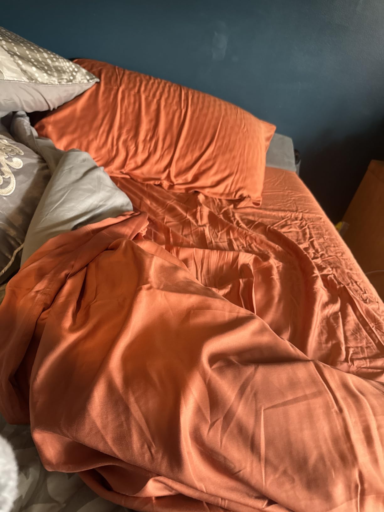 BAMPURE 100% Rayon from Bamboo Sheets Queen Size - 4pc Cooling Sheets Queen | Breathable, Viscose Bamboo Cooling Sheets for Hot Sleepers - up to 16