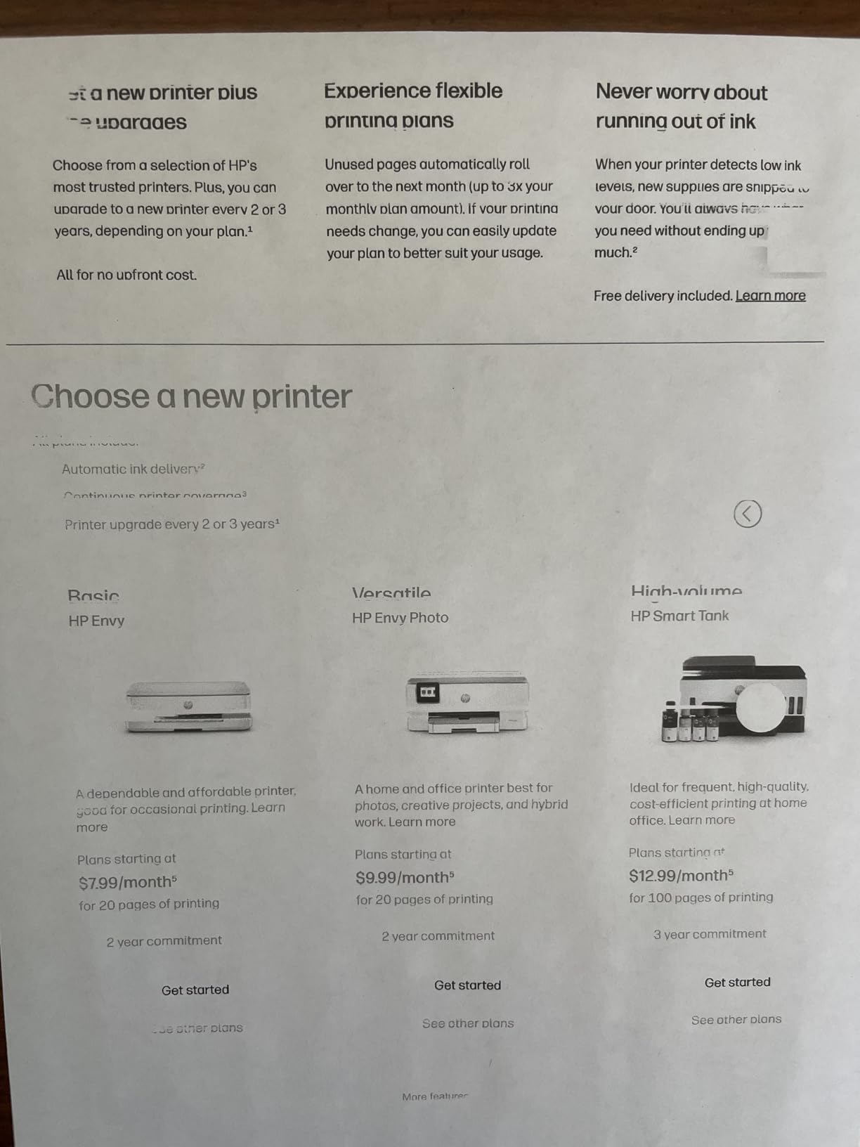 HP Smart Tank Plus 651 Wireless All-in-One Printer, Ink Tank Printer-for-Home Use, 2 Years of Ink Included Auto Document Feeder, Mobile Print, Scan, Copy, Fax. (7XV38A) customer photo 2
