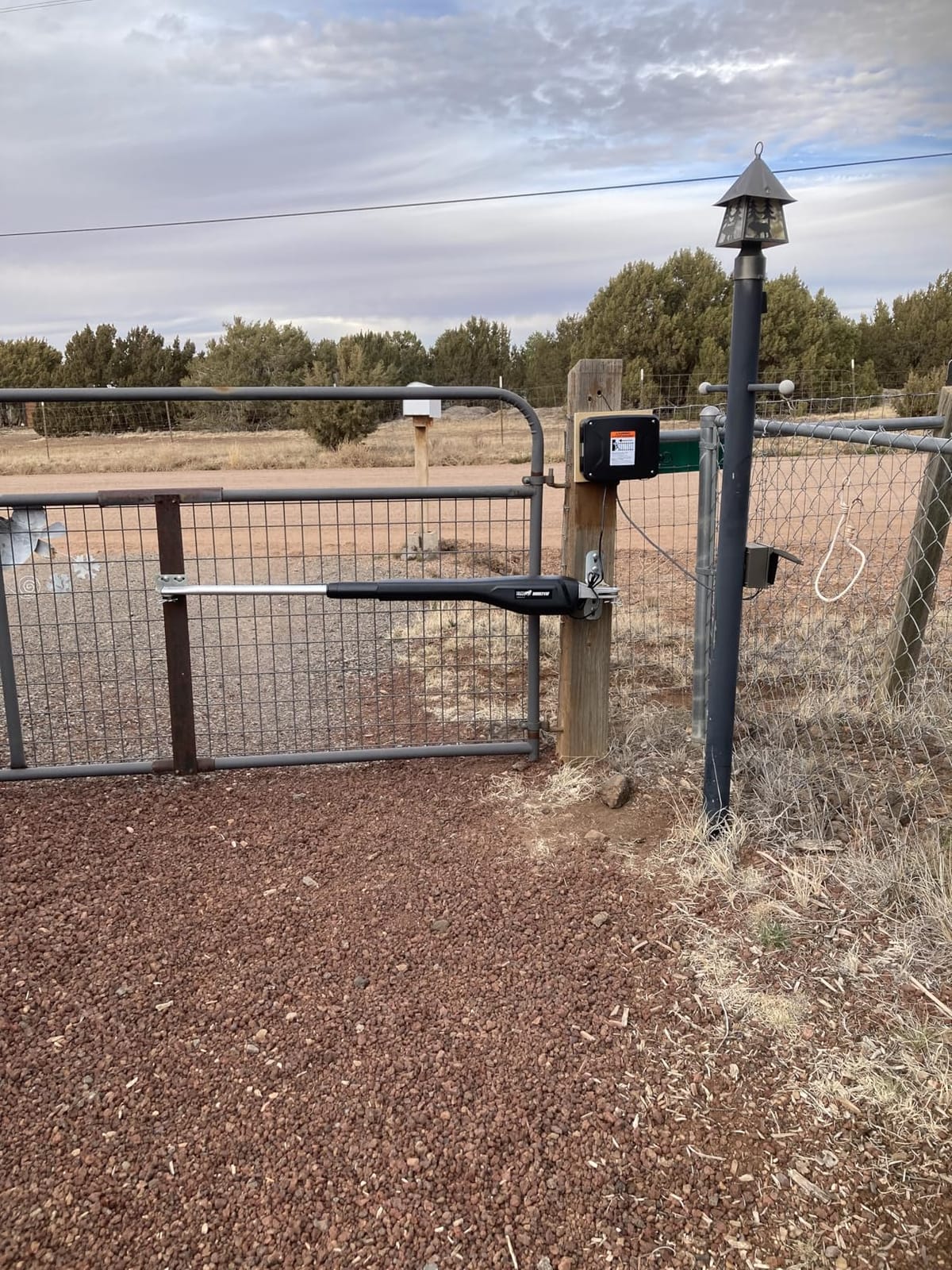 Mighty Mule Gate Opener, Solar and Smart Ready, Heavy Duty Automatic Gate Opener, Gates up to 18ft or 850lb, MM571W customer photo 1