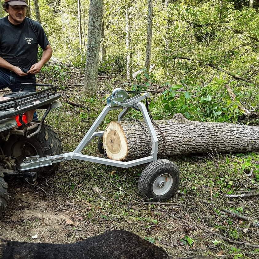 Strongway ATV Log Skidding Arch - 1000-Lb. Capacity, 18in. Dia. Capacity | 18in. Dia. Capacity and 1000-Lb. Capacity support shop, garage, maintenance and jobsite applications. customer photo 2